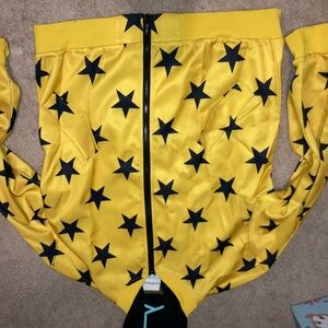 SHEIN Yellow Star Print Jacket